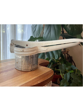 Vintage Charm Potato Ricer - Cottage Kitchen Essential